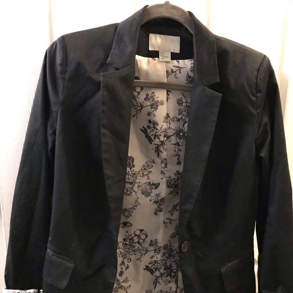 H&M Black Toile Blazer